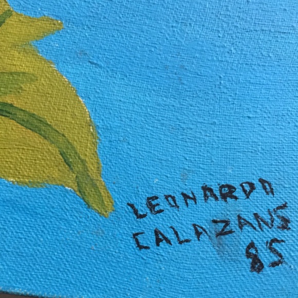 Vintage signed original oil painting - Picture 4 of 10